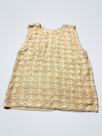 Ärmelloser Strickcardigan für Damen
