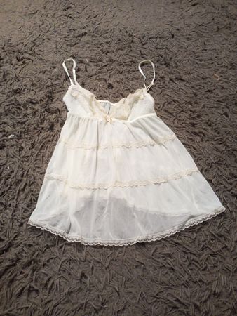 Weißes Babydoll-Lingerie
