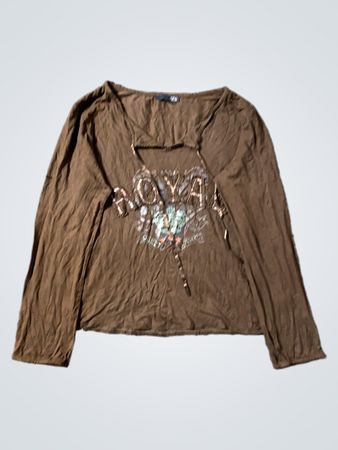 reha New York "ROYAL" Grafik Langarmshirt