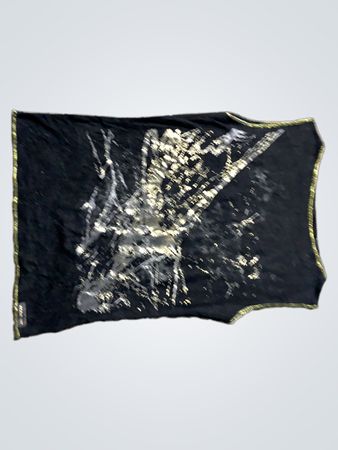 AXARA PARIS schwarzes T-Shirt mit Grafikdruck