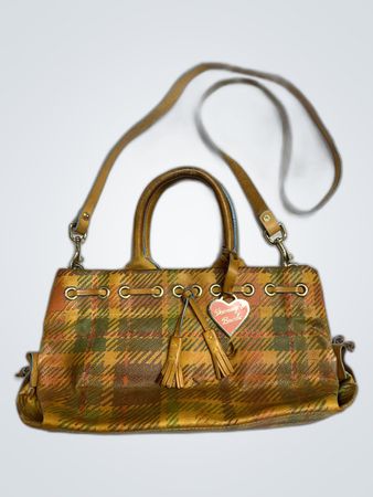 Dooney & Bourke Karierter Leder-Shopper