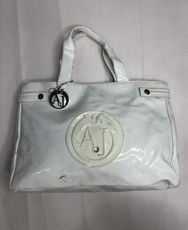 White Armani Jeans Handbag