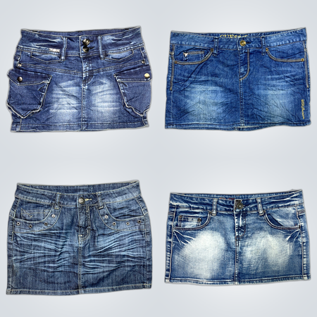 Denim Mini Skirts Bundle