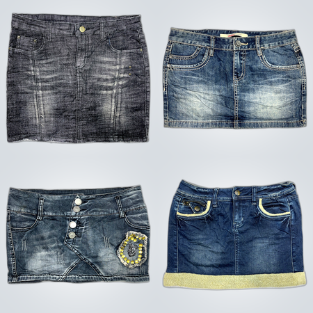 Denim Mini Skirts Bundle