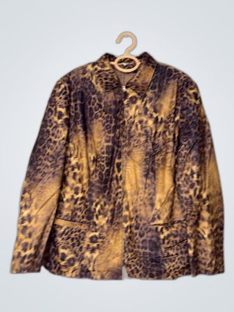 Veste en imprimé léopard