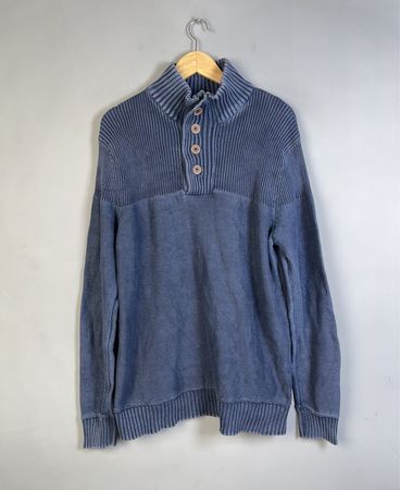 Tom Thompson Blue Knit Sweater
