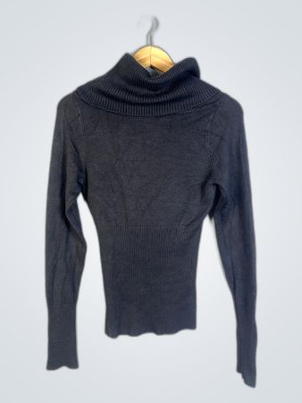 INC International Concepts Black Turtleneck Sweater