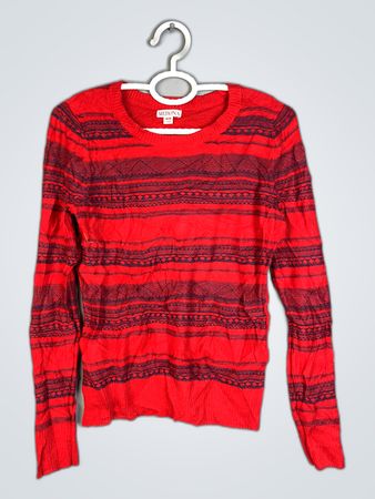 Meronona Striped Knit Sweater