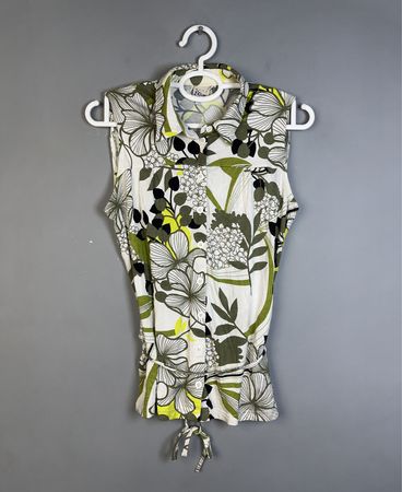 Etam Printed Sleeveless Blouse