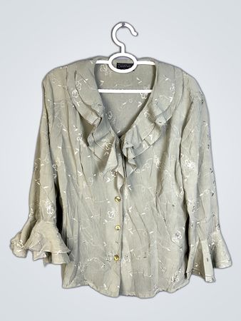 Zampra Ruffle Blouse