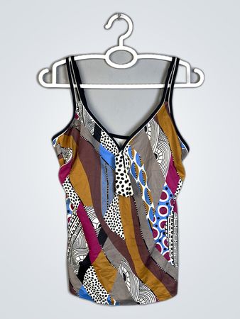 Multicolored Patterned Tank Top