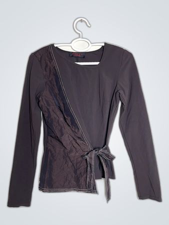 Motys Collection Gray Long-Sleeve Top