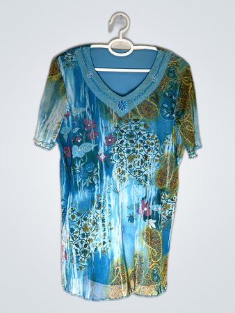 Blue Floral Dress