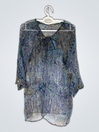 Vestbene Printed Sheer Blouse