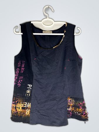 Fred Sabatier Graphic Sleeveless Tank Top