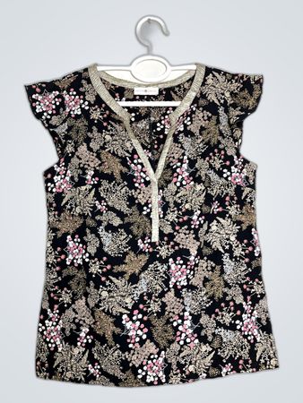 Cache Cache Floral Sleeveless Blouse