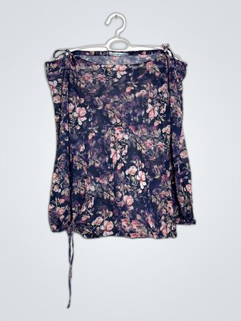 Blouse with Floral Pattern