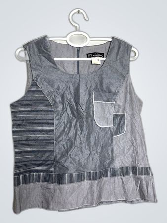 Modissimo Paris Sleeveless Striped Blouse