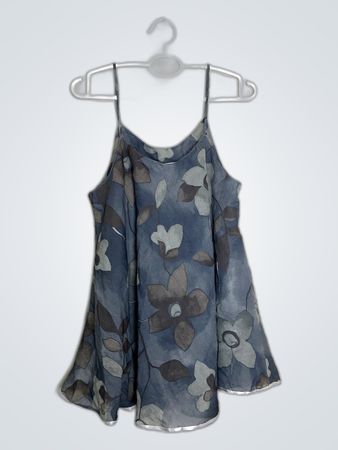 Blue Floral Camisole