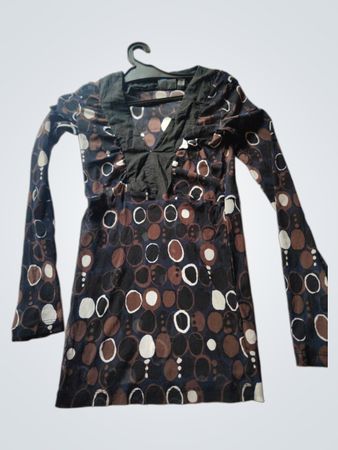 Mexx Langärmliges bedrucktes Kleid