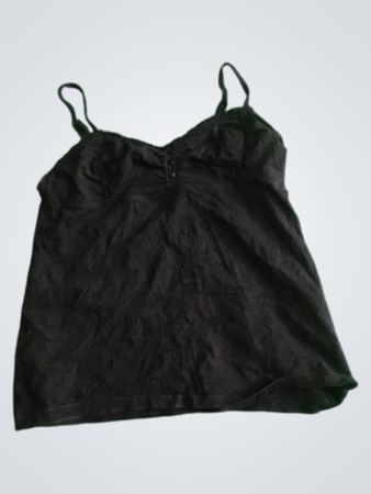 Schwarzes Trägertop