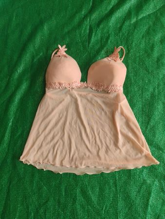 Pfirsich Babydoll Unterwäsche