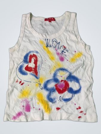 M.W.W. modern women wear white Grafik-Trägertop
