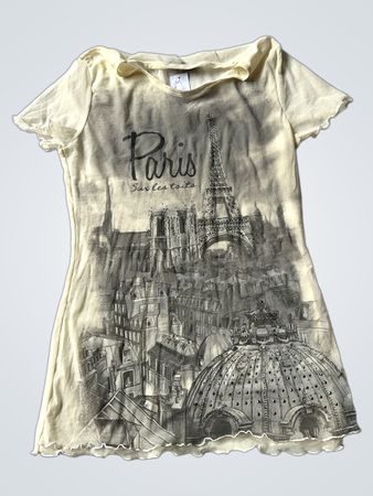 Hallo Paris "Paris" Grafik-T-Shirt