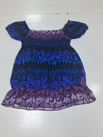 Fantasy Printed Off-Shoulder Blouse