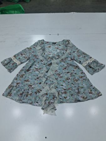 Agrimony Printed Ruffle Blouse