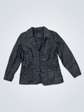 Urban Kiabi Black Leather Jacket
