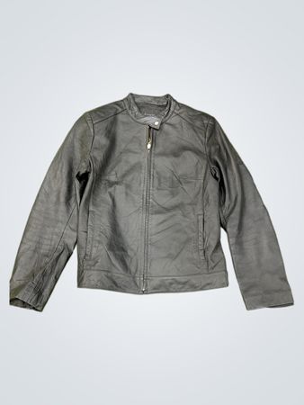 Selcoordi Black Leather Jacket