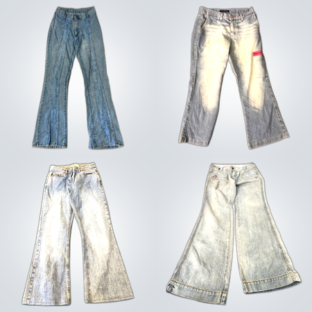 Y2K Baggy Flare Jeans