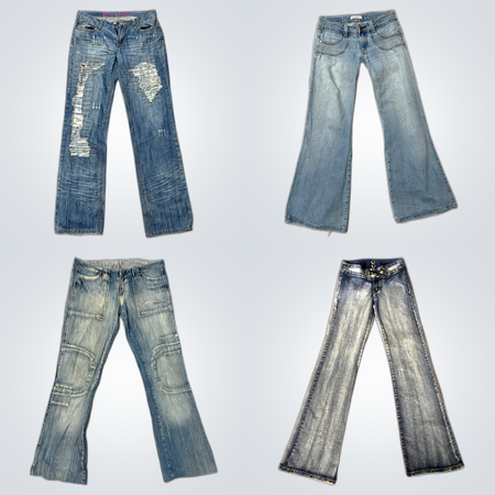 Y2K Distressed Jean Bundle