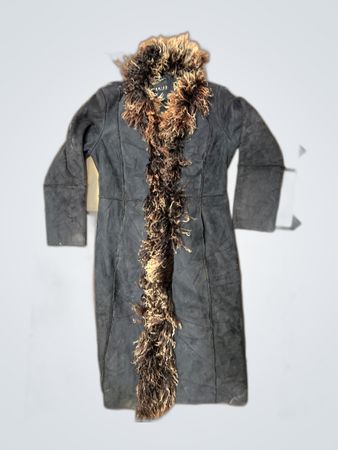 Giacca con bordo in pelliccia Amisu