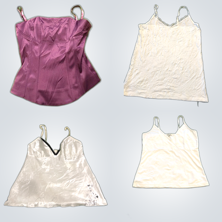 Y2K Euro Summer Cami Tops