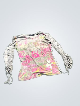 Bobby Barclay Printed Knit Sweater