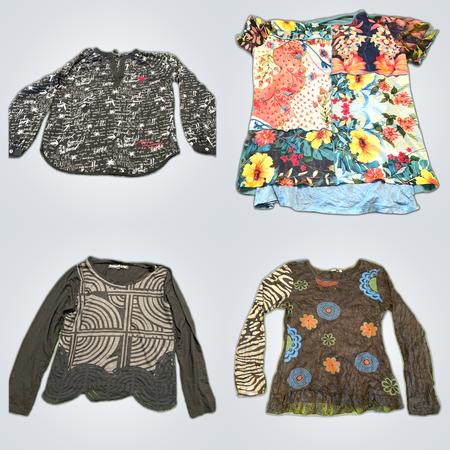 desigual printed blouse