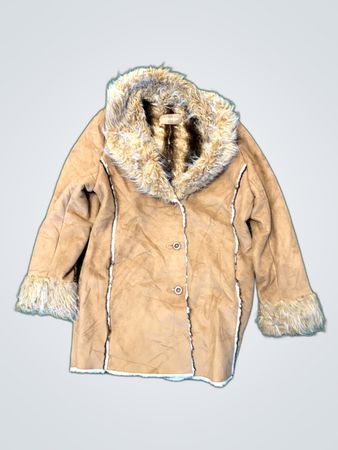 Gerry Weber Tan Fur-Lined Parka
