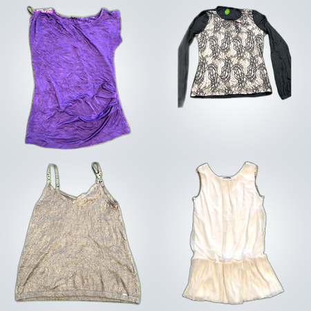 Y2K Euro Tops Branded: Morgan