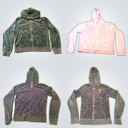 Velour Sweatshirts Hoodie Bundle