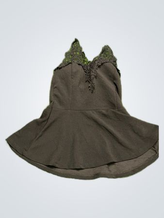 Unbranded Black Lace Trim Camisole