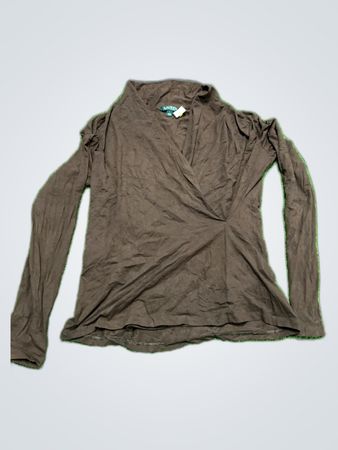 Ralph Lauren Long Sleeve Wrap Blouse