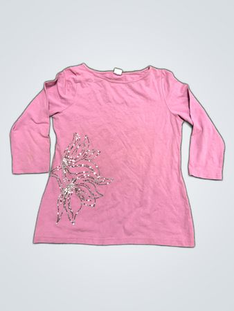 M&S Pink Sequin Embellished Top