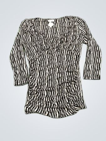 Striped Long Sleeve Blouse