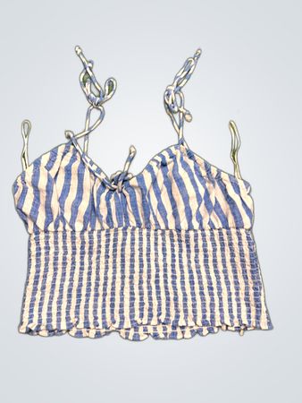 Gina Tricot Striped Crop Camisole