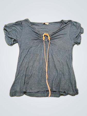 Atmosphere Navy Short Sleeve V-Neck Top