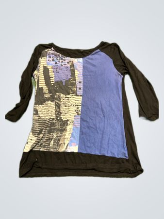 Unbranded Long Sleeve Printed Top