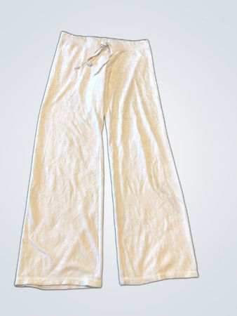 Juicy Couture White Drawstring Sweatpants