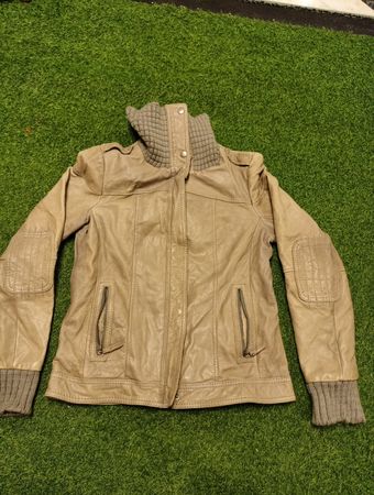 Eddie Bauer Tan Leather Jacket